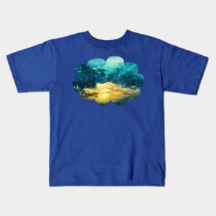 Watercolor Sky No 3 Kids T-Shirt